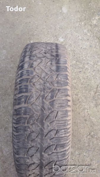 Продавам два броя джанти с зимни гуми 14 цола, снимка 1