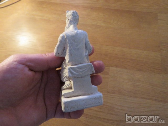 Гипсова фигурка, статуя на римски бог, рим - красота за вашия дом. офис или колекция , снимка 4 - Декорация за дома - 21283513