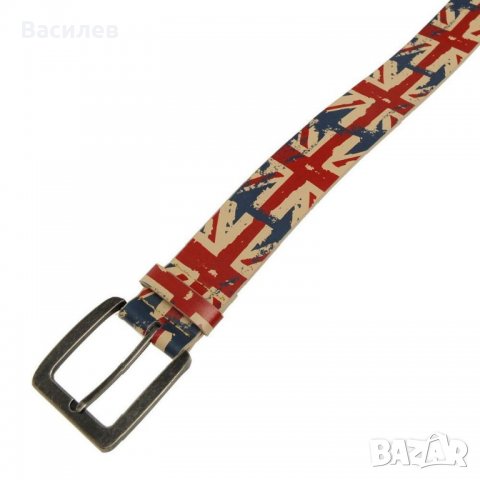 Lee Cooper Union Jack оригинален колан L внос Англия, снимка 2 - Колани - 24797997