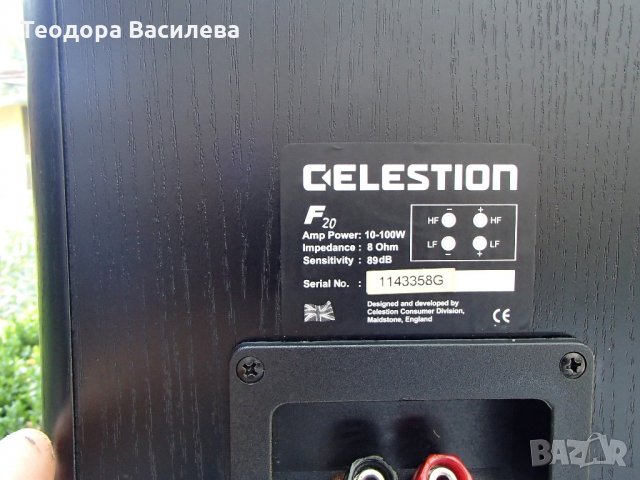 Celestion F20 , снимка 8 - Тонколони - 22318215