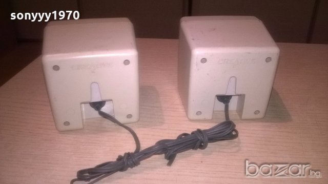 creative-колони 2бр 9х9см-внос швеицария, снимка 8 - Тонколони - 18737217