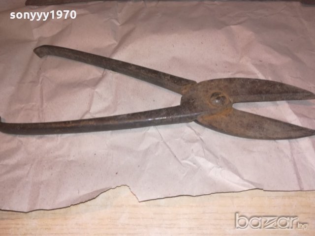 стари ножици за ламарина-29см, снимка 7 - Колекции - 20979240