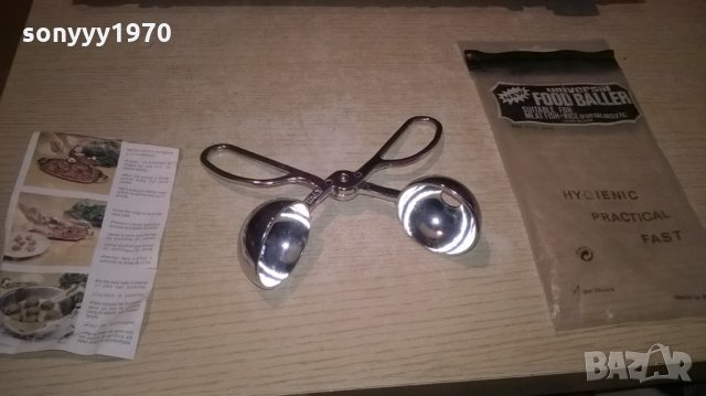 food baller-18x6x5см-made in italy-внос швеицария, снимка 5 - Прибори за хранене, готвене и сервиране - 23526120