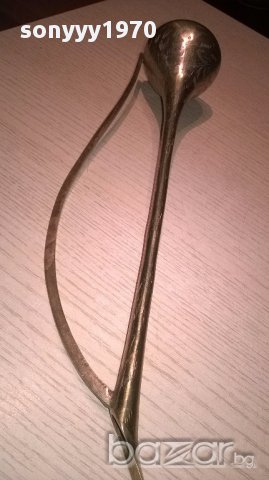 Кана/ваза-та на малкия мук 35/7см мед/месинг-внос швеицария, снимка 10 - Антикварни и старинни предмети - 14530686