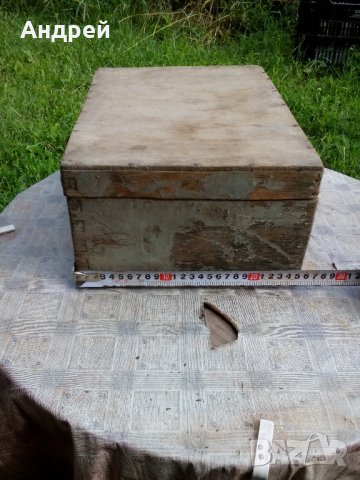 Старинен дървен куфар #2, снимка 4 - Антикварни и старинни предмети - 22398938