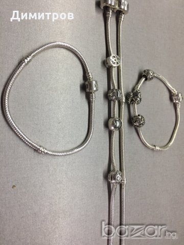 Сребърни гривни PANDORA и чармове .New collections2020, снимка 5 - Гривни - 19956585