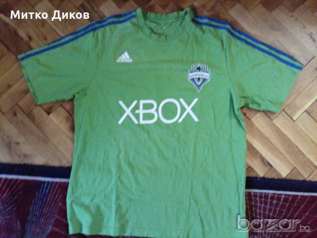 Сиатъл Соундърс фланелка Адидас№11Стив Закуани 2011 домакини