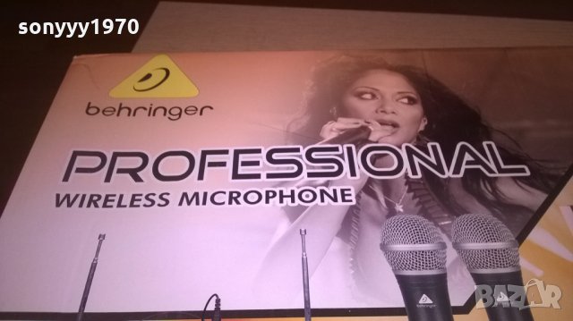 behringer profi microphones-2бр безжични с маика и брошка, снимка 7 - Микрофони - 24738045