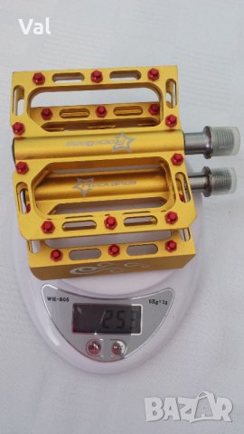Леки титаниеви платформени педали с пинчета - 270g– нови, снимка 6 - Части за велосипеди - 25879856