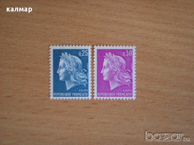 стари френски пощенски марки , снимка 3 - Филателия - 12287358