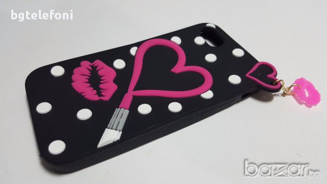 3D цветен силикон за iPhone 5/5s/5se,iPhone 6/6s,iPhone 7, снимка 10 - Калъфи, кейсове - 17567856