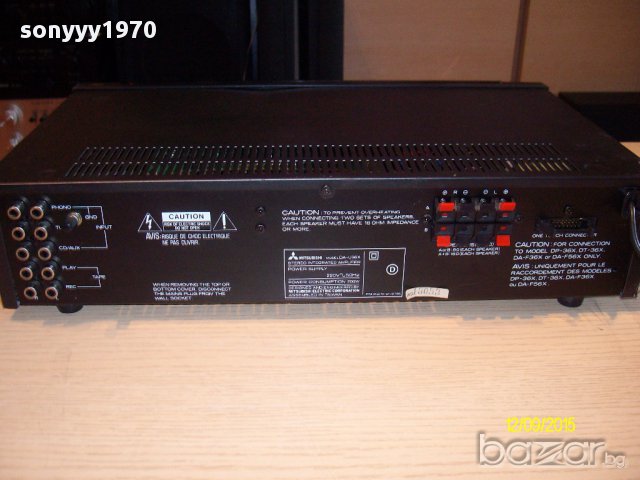 mitsubishi da-u36x-stereo amplifier-внос швеицария, снимка 7 - Ресийвъри, усилватели, смесителни пултове - 11867539