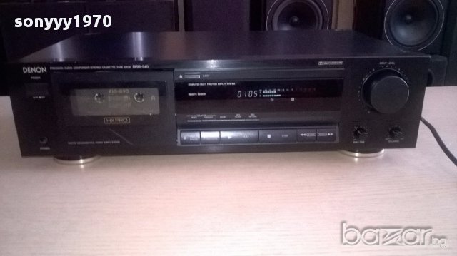Denon drm-540 hx pro/dolby b/c-fine bias/2мотора-внос англия, снимка 2 - Ресийвъри, усилватели, смесителни пултове - 12985290