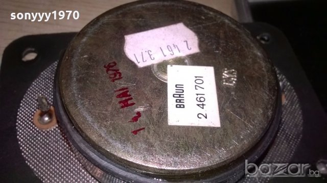 поръчан-braun 12х8см-високочестотен 1-брои-внос швеицария, снимка 7 - Тонколони - 18639794