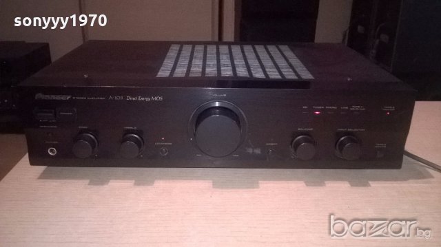 pioneer a-109 stereo ampli-транзисторен усилвател-внос франция, снимка 3 - Ресийвъри, усилватели, смесителни пултове - 19850691