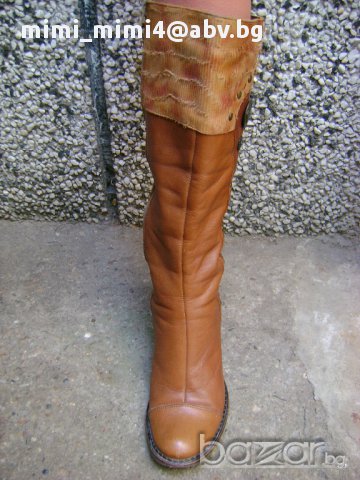 ботуши-естествена кожа, снимка 5 - Дамски ботуши - 8343963