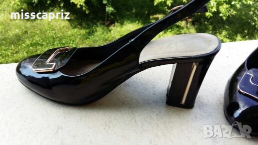 Елегантни обувки с ток, снимка 2 - Дамски обувки на ток - 21639663