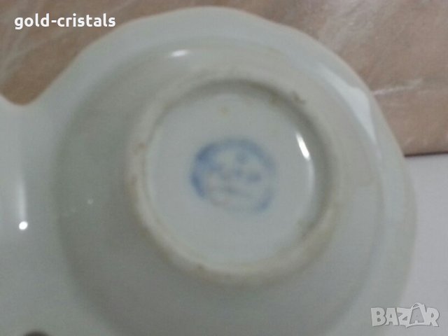 Стар български порцелан солница , снимка 3 - Антикварни и старинни предмети - 26107158