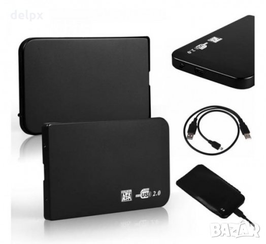 Кутия HDD за вътрешен хард диск 2,5" SATA MINI USB, снимка 2 - Външни хард дискове - 24667745