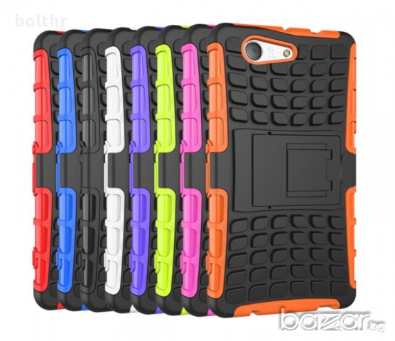 HARD STAND CASE ГРЪБ БРОНЯ ЗА SONY XPERIA Z3 COMPACT, снимка 2 - Калъфи, кейсове - 9146441