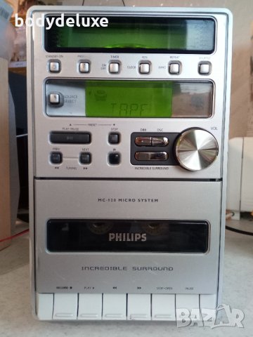 Philips MC-120/25 уредба без колони, снимка 2 - Аудиосистеми - 24308432