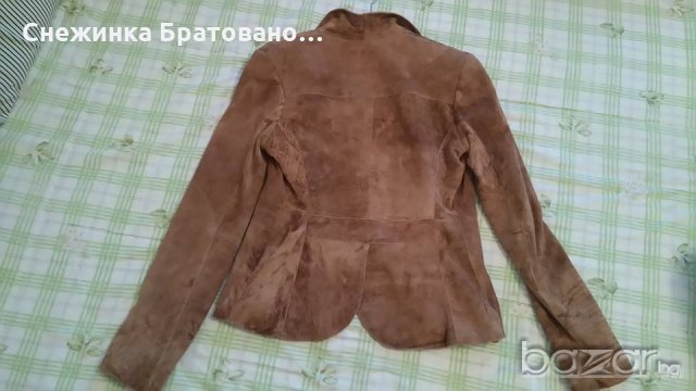 Дамско сако от ествен велур ПУНТО, снимка 2 - Сака - 18255184