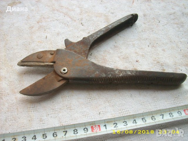 стара маркирана лозарска ножица - италия, снимка 4 - Антикварни и старинни предмети - 23335869