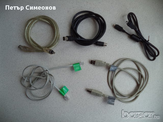 Различни кабели за данни и други, снимка 1 - Друга електроника - 16057475