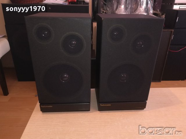 schneider 3 way hifi speakers-made in germany-внос швеицария, снимка 8 - Тонколони - 20250503