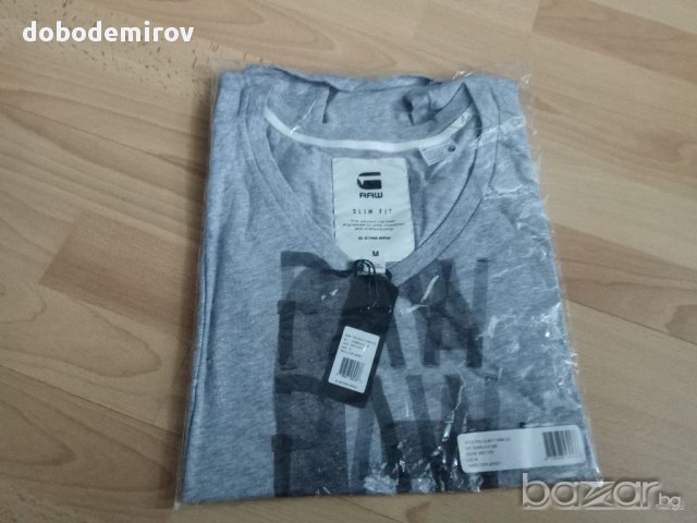 Нова тениска G-Star RAW Phili Slim T-Shirt, оригинал, снимка 8 - Тениски - 17083318