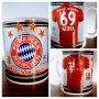 Байерн Мюнхен Нова Уникална фен чаша с Ваше име и номер!Bayern Munchen! , снимка 3