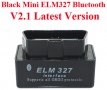 Black Super Mini Bluetooth ELM327 - универсален интерфейс за автодиагностика, OBD2, снимка 5
