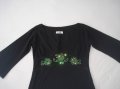 Topal Lady,черна дамска туника с паети, М , снимка 5