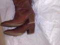 Дамски високи ботуши 100% естествена кожа! Нови! Номер 40 , снимка 5