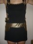 Черно-златна парти рокля (сукман)