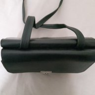 Poco Loco - интересна черна чанта от естествена кожа, снимка 7 - Чанти - 17666690