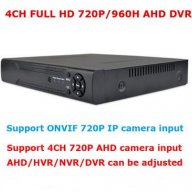 2018г. AHD-М 720p AHR IP NVR 4 Канален DVR За Ahd-М / 720Р / 1080H Аналогови или IP Камери, снимка 2 - Камери - 14291524