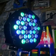 ТОП Артикул! Професионална Дискотечна лампа PAR36 RGB LED, снимка 1 - Осветление - 12892763