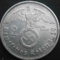 Монета Трети Райх 2 Reichsmark 1937 г. - За колекция, снимка 1 - Нумизматика и бонистика - 20868639