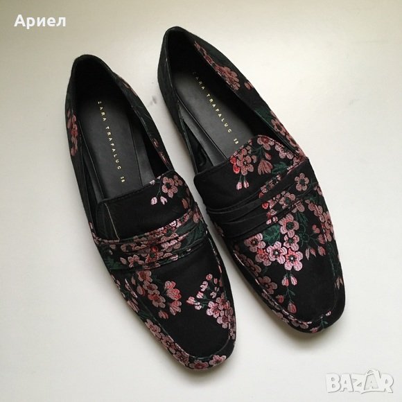Дамски мокасини/лоуфъри ZARA, снимка 1