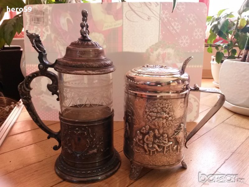 Две халби за бира- WMF края на 19 век. чаша-чаши, снимка 1