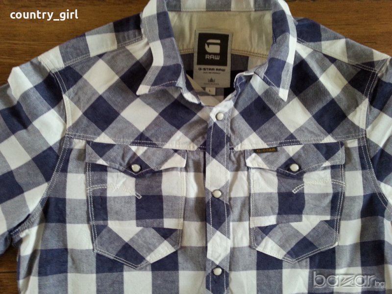 g-star arc 3d slim shirt - страхотна мъжка риза, снимка 1