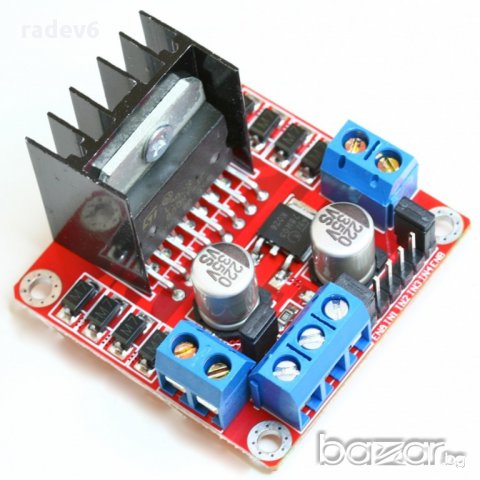 Ардуино шийлд за мотори L298N, Arduino, снимка 1 - Друга електроника - 11642699