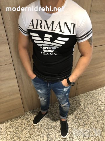 Мъжка тениска Armani код 124