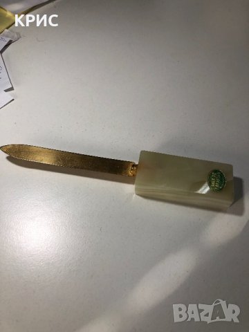 Нож за писма,Onyx of Pakistan,Made in Italy, снимка 5 - Ученически пособия, канцеларски материали - 25180582