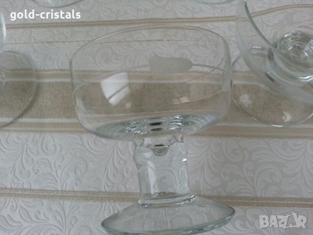 ретро стъклени купички чаши , снимка 7 - Антикварни и старинни предмети - 23052957