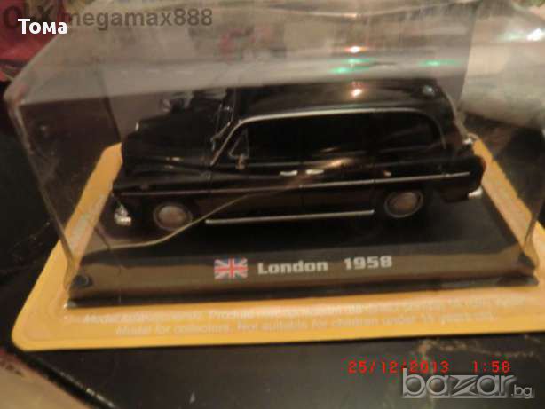 Мини автомобил английско такси, снимка 4 - Други ценни предмети - 13529412