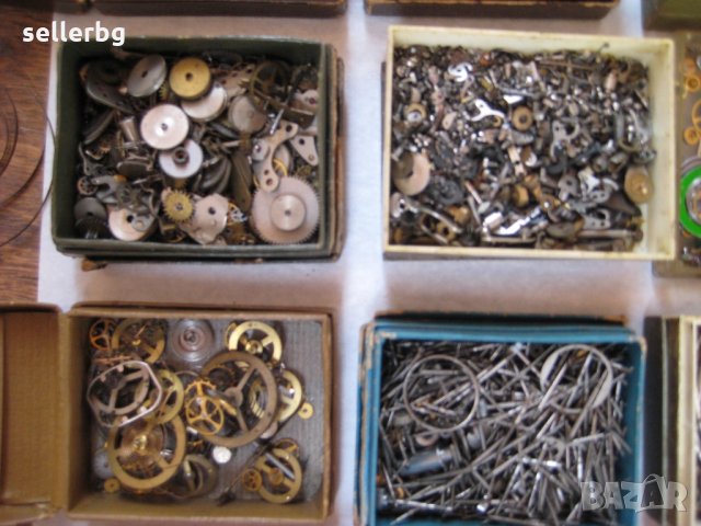 Части за стари ръчни часовници, снимка 1 - Антикварни и старинни предмети - 19592030