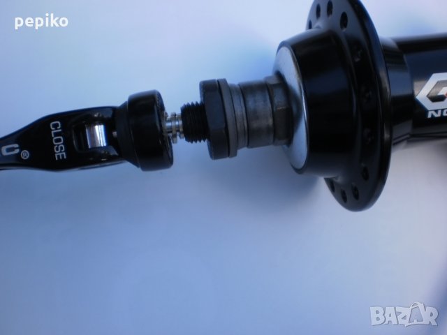 Продавам колела внос от Германия алуминиеви главини NOVATEC с 32 отвора за вибрейк спирачки, снимка 5 - Велосипеди - 25366602