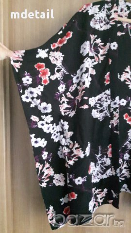H&M - лятно кимоно/наметка на цветя, снимка 2 - Жилетки - 15763491